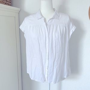 Abound women’s short sleeve button down shirt
